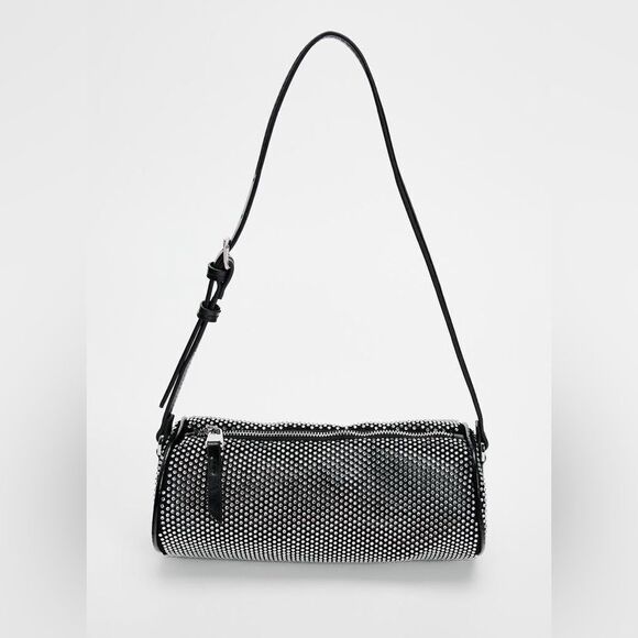 ZARA SHIMMERY DUFFEL BAG - Picture 9 of 10